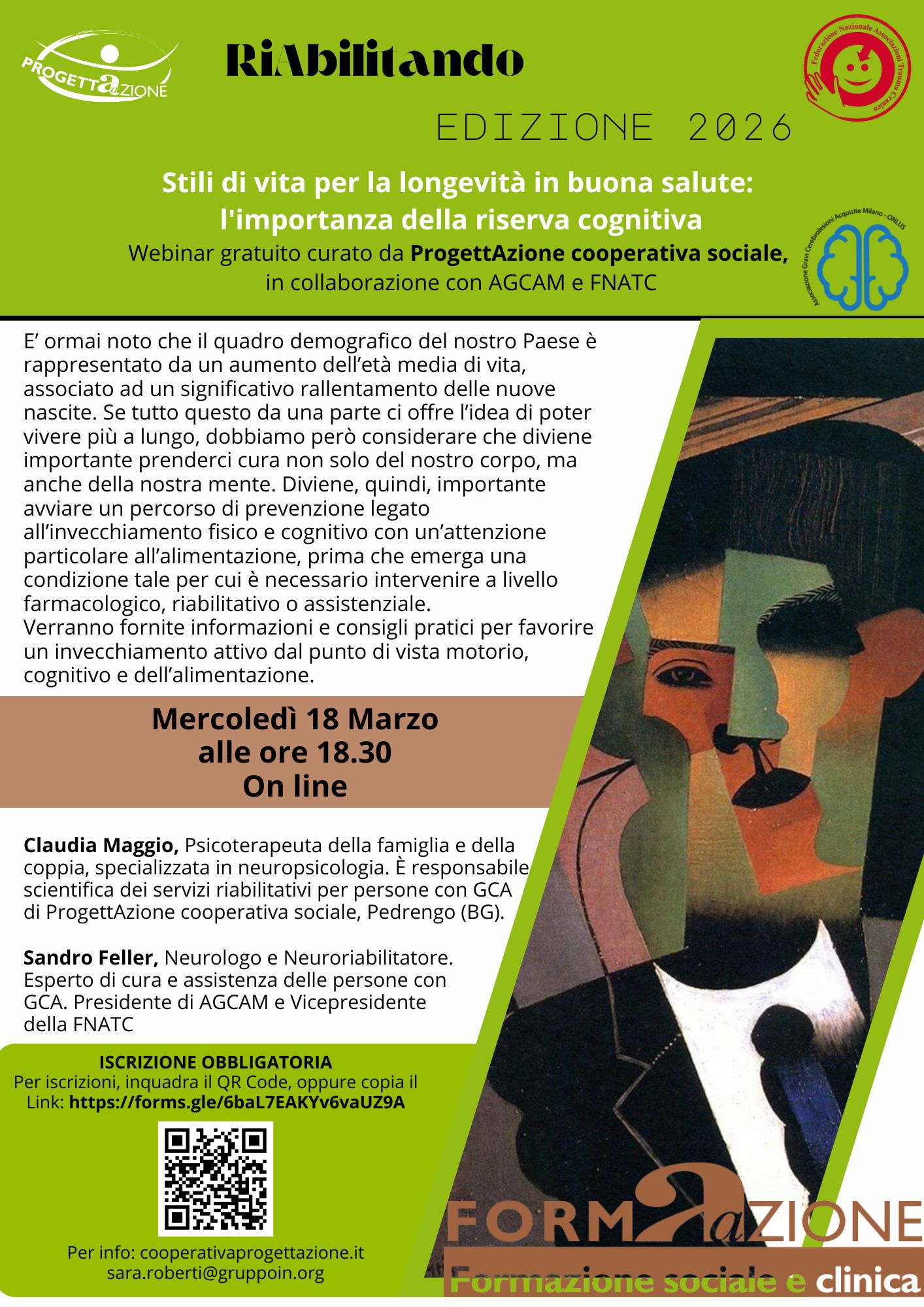 RiabilitAndo 2026: sei webinar online su assistenza, riabilitazione e progetto di vita nelle Gravi Cerebrolesioni Acquisite