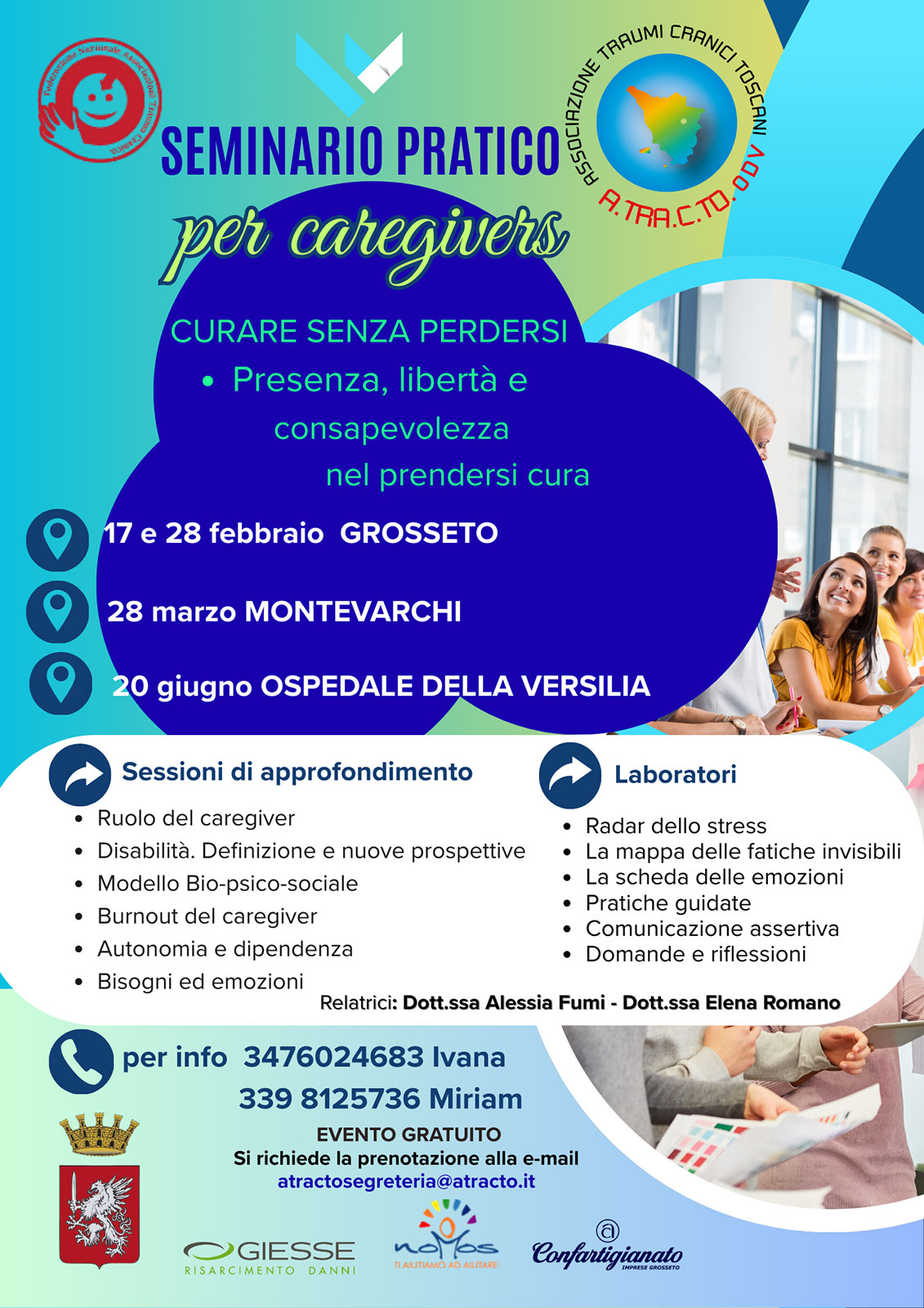 Seminario pratico per caregivers: Curare senza perdersi