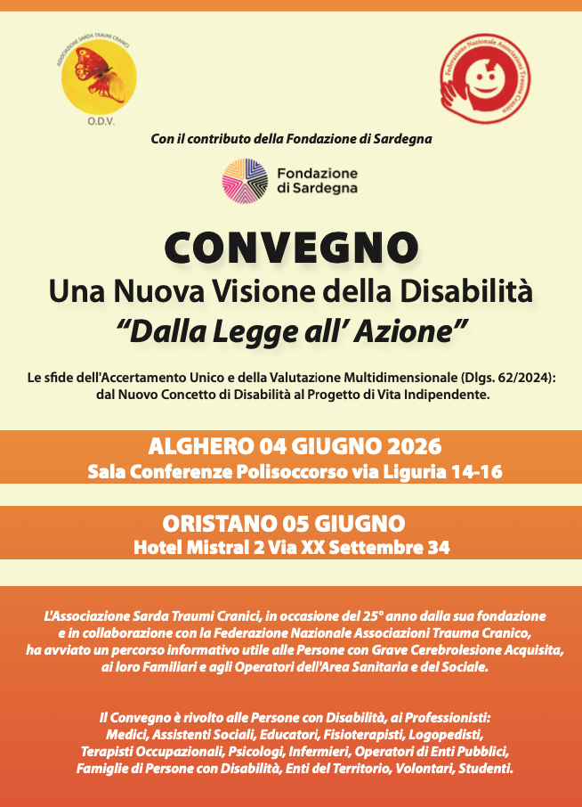 RiabilitAndo 2026: sei webinar online su assistenza, riabilitazione e progetto di vita nelle Gravi Cerebrolesioni Acquisite